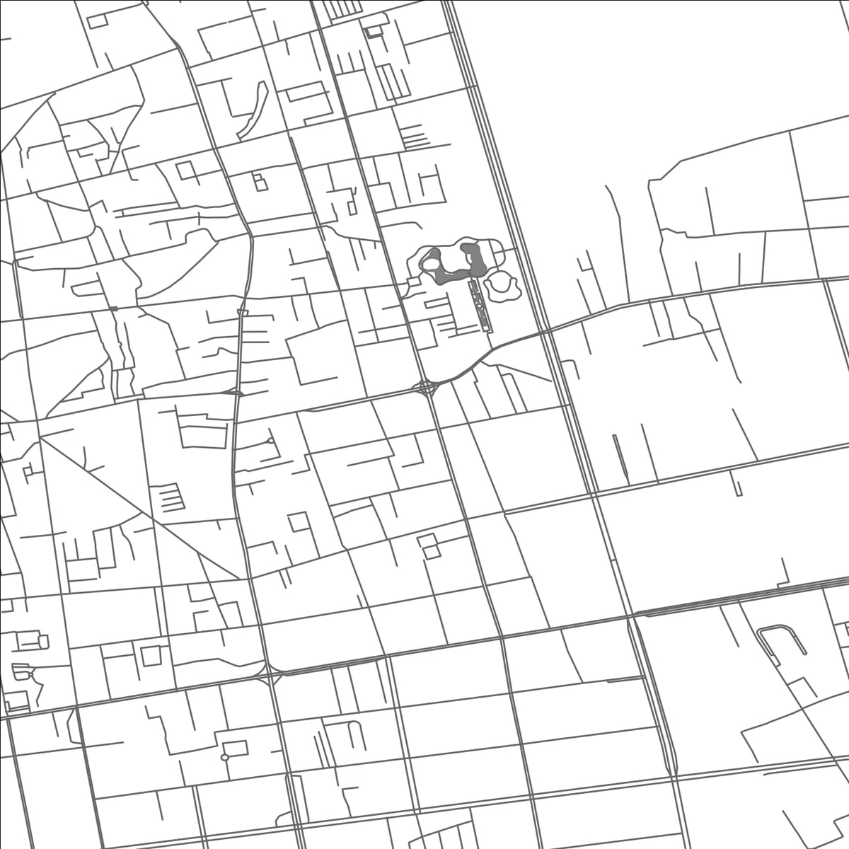 ROAD MAP OF XIFENG, CHINA BY MAPBAKES