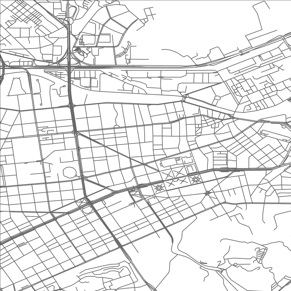 ROAD MAP OF XIGANG, CHINA BY MAPBAKES
