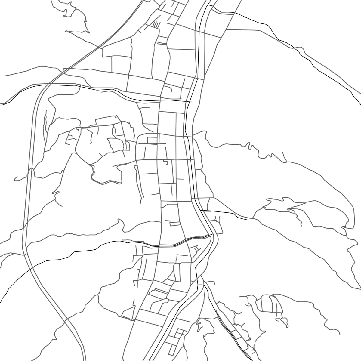 ROAD MAP OF XIHE, CHINA BY MAPBAKES