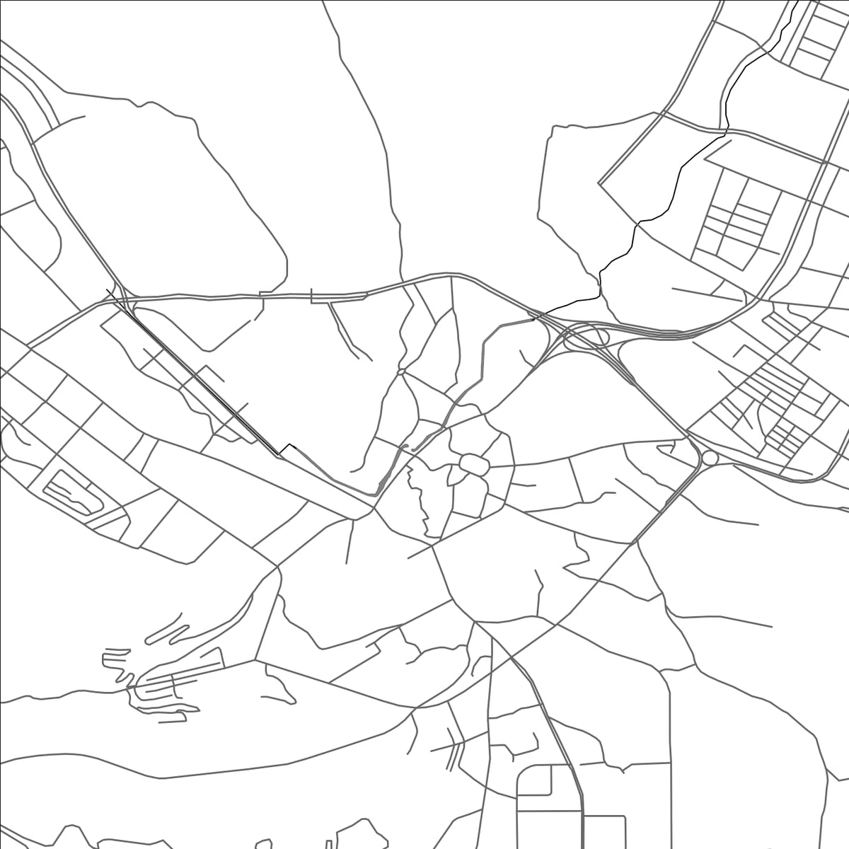 ROAD MAP OF XINGYI, CHINA BY MAPBAKES