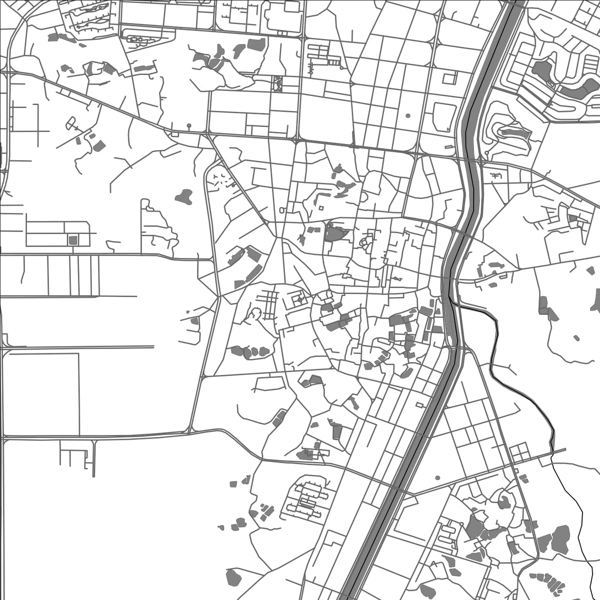 ROAD MAP OF XINXING, CHINA BY MAPBAKES