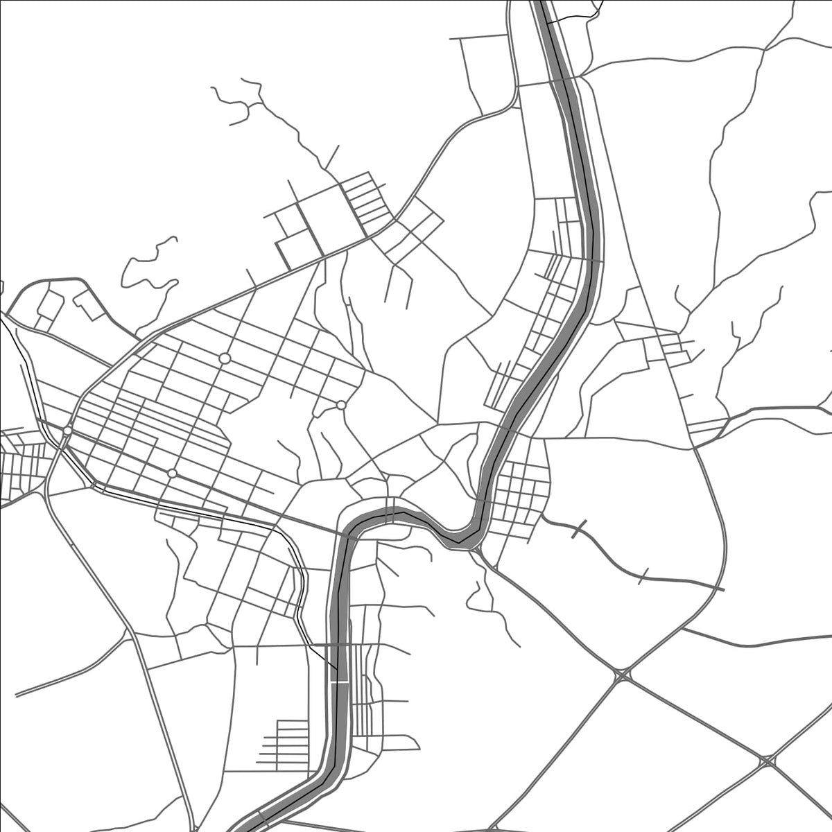 ROAD MAP OF XINYI, CHINA BY MAPBAKES