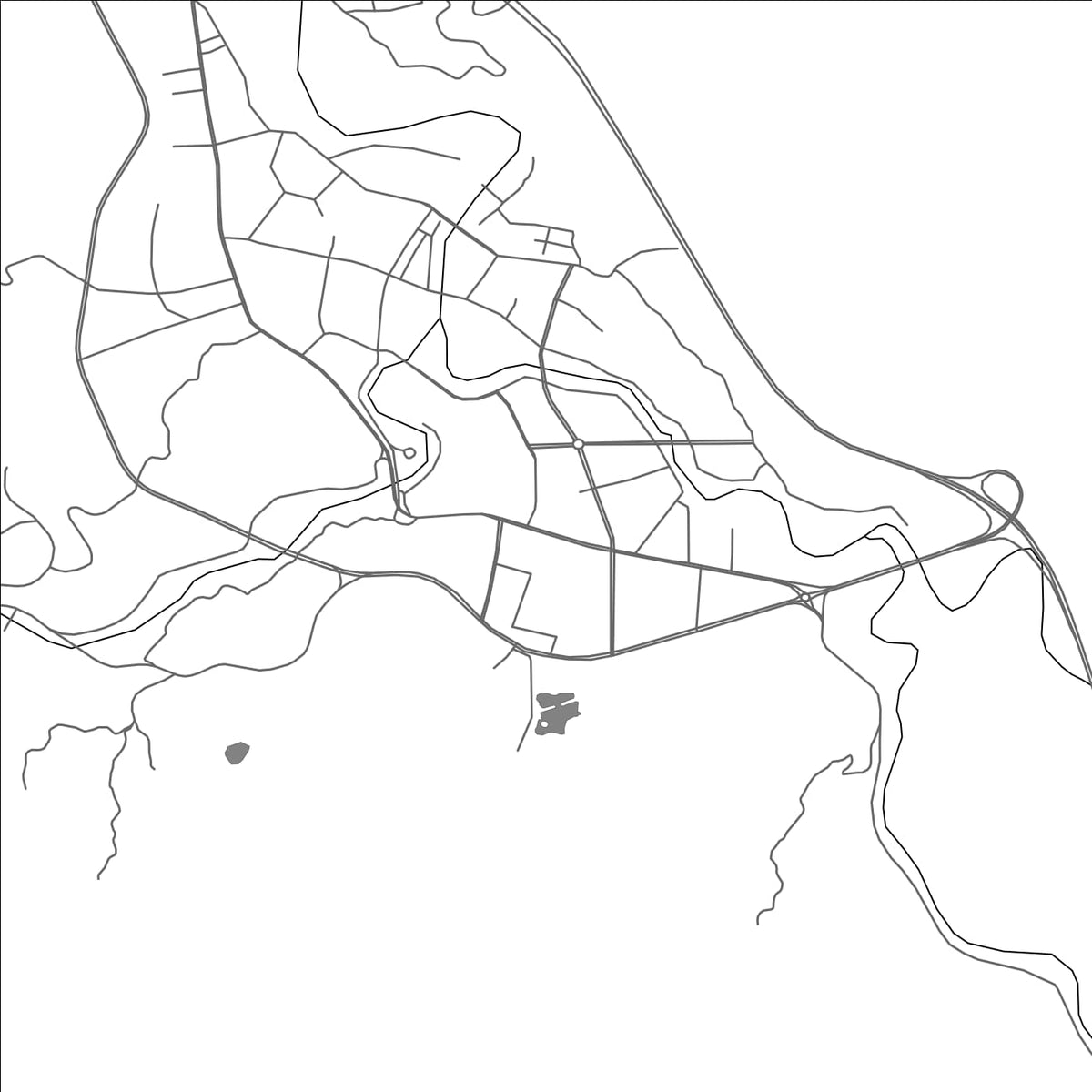 ROAD MAP OF XUYONG, CHINA BY MAPBAKES