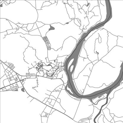 ROAD MAP OF YANGSHUO, CHINA BY MAPBAKES