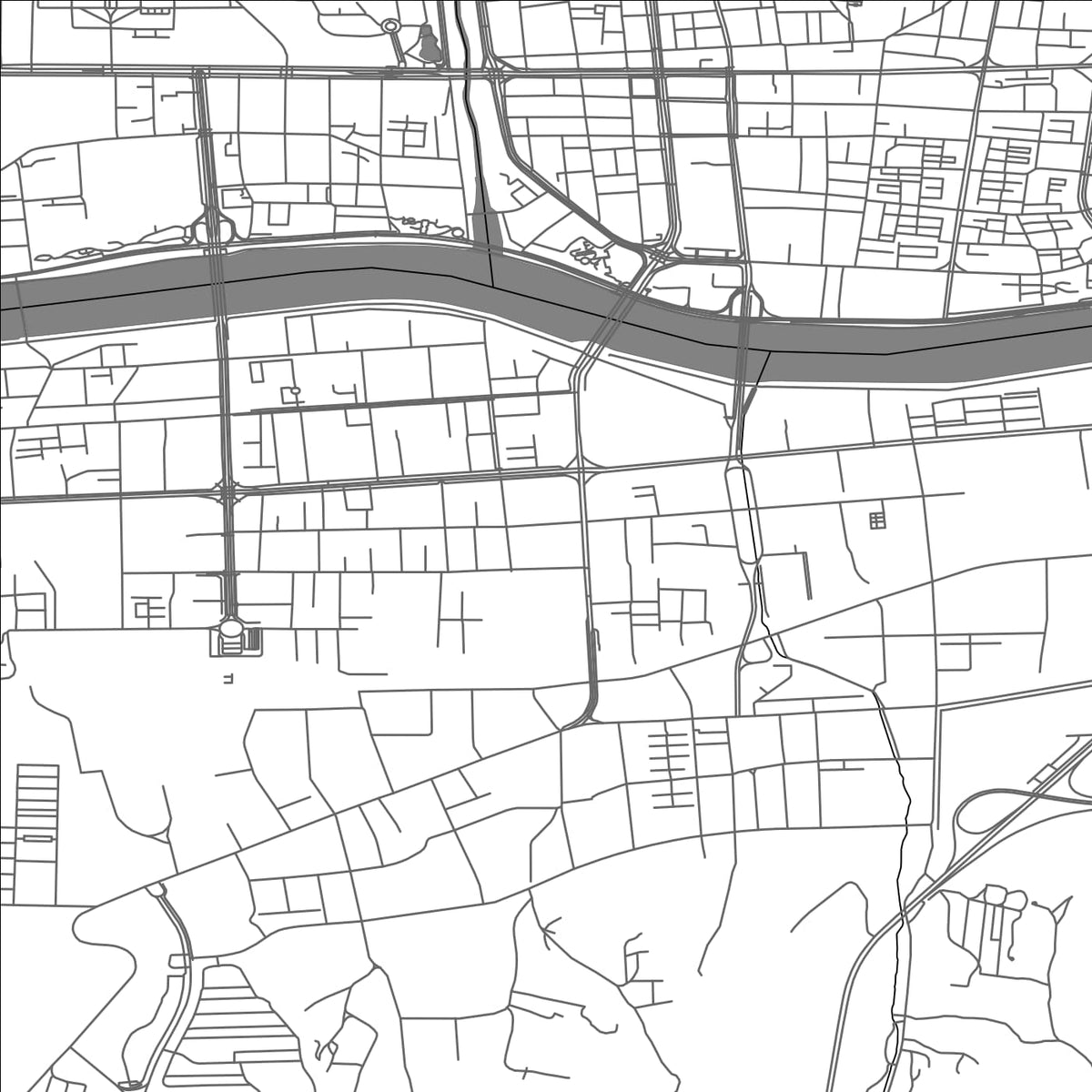 ROAD MAP OF YANJI, CHINA BY MAPBAKES