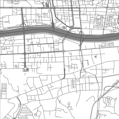 ROAD MAP OF YANJI, CHINA BY MAPBAKES