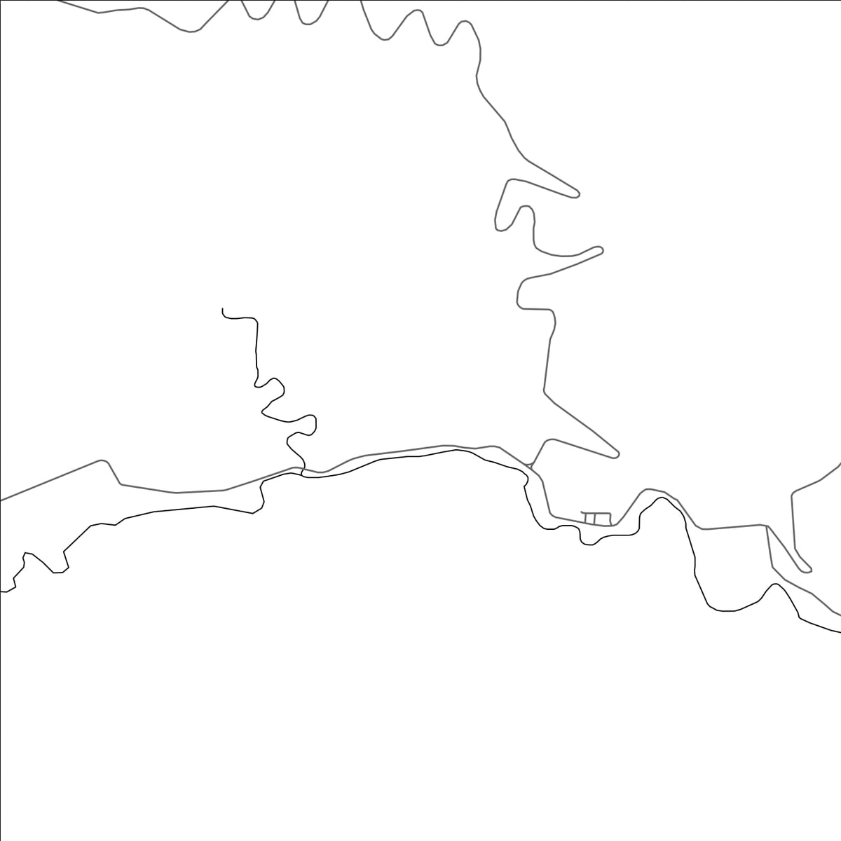 ROAD MAP OF YATOU, CHINA BY MAPBAKES