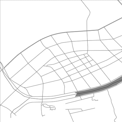 ROAD MAP OF YEBAISHOU, CHINA BY MAPBAKES