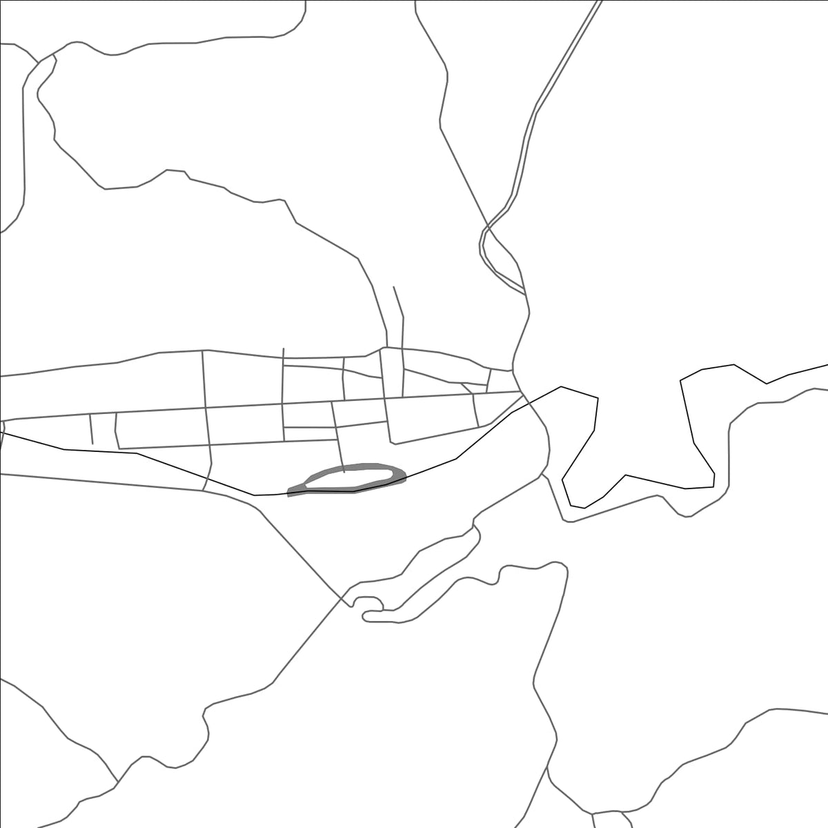 ROAD MAP OF YEZHOU, CHINA BY MAPBAKES