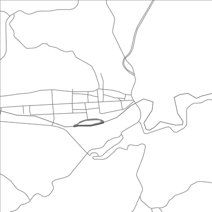ROAD MAP OF YEZHOU, CHINA BY MAPBAKES