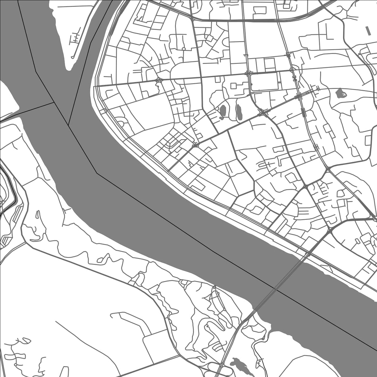 ROAD MAP OF YICHANG, CHINA BY MAPBAKES