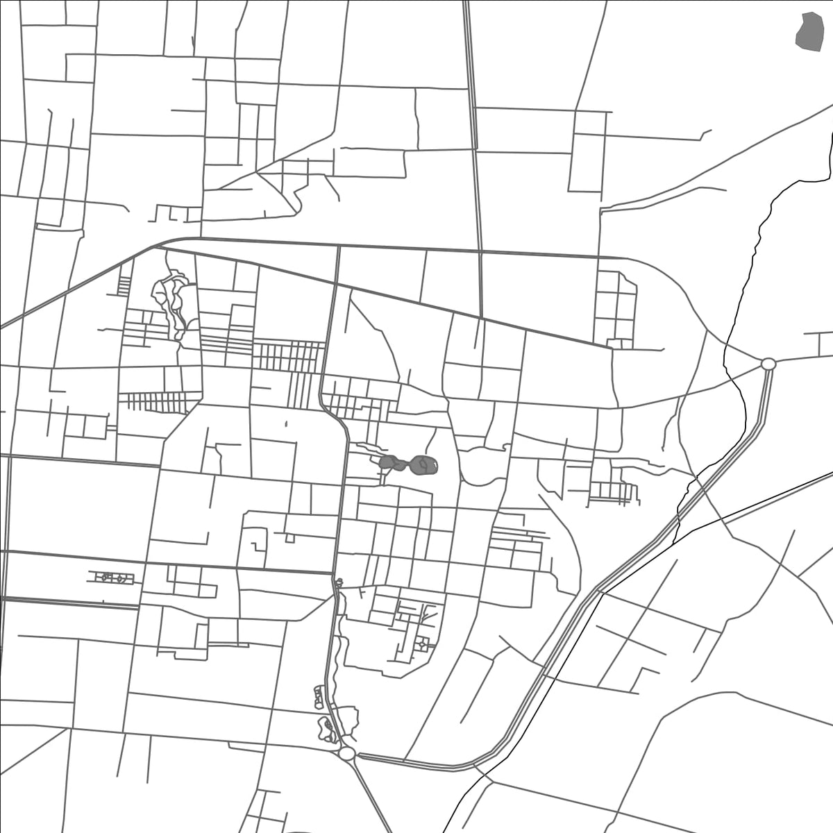 ROAD MAP OF YICHENG, CHINA BY MAPBAKES