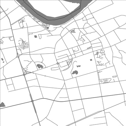 ROAD MAP OF YIDU, CHINA BY MAPBAKES