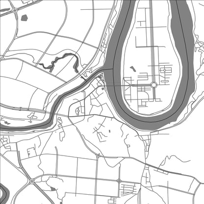 ROAD MAP OF YONGNING, CHINA BY MAPBAKES