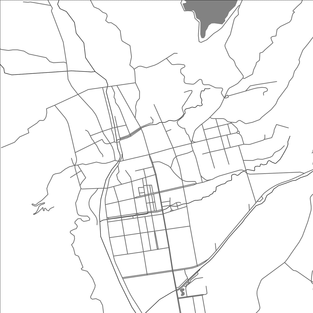 ROAD MAP OF YONGPING, CHINA BY MAPBAKES