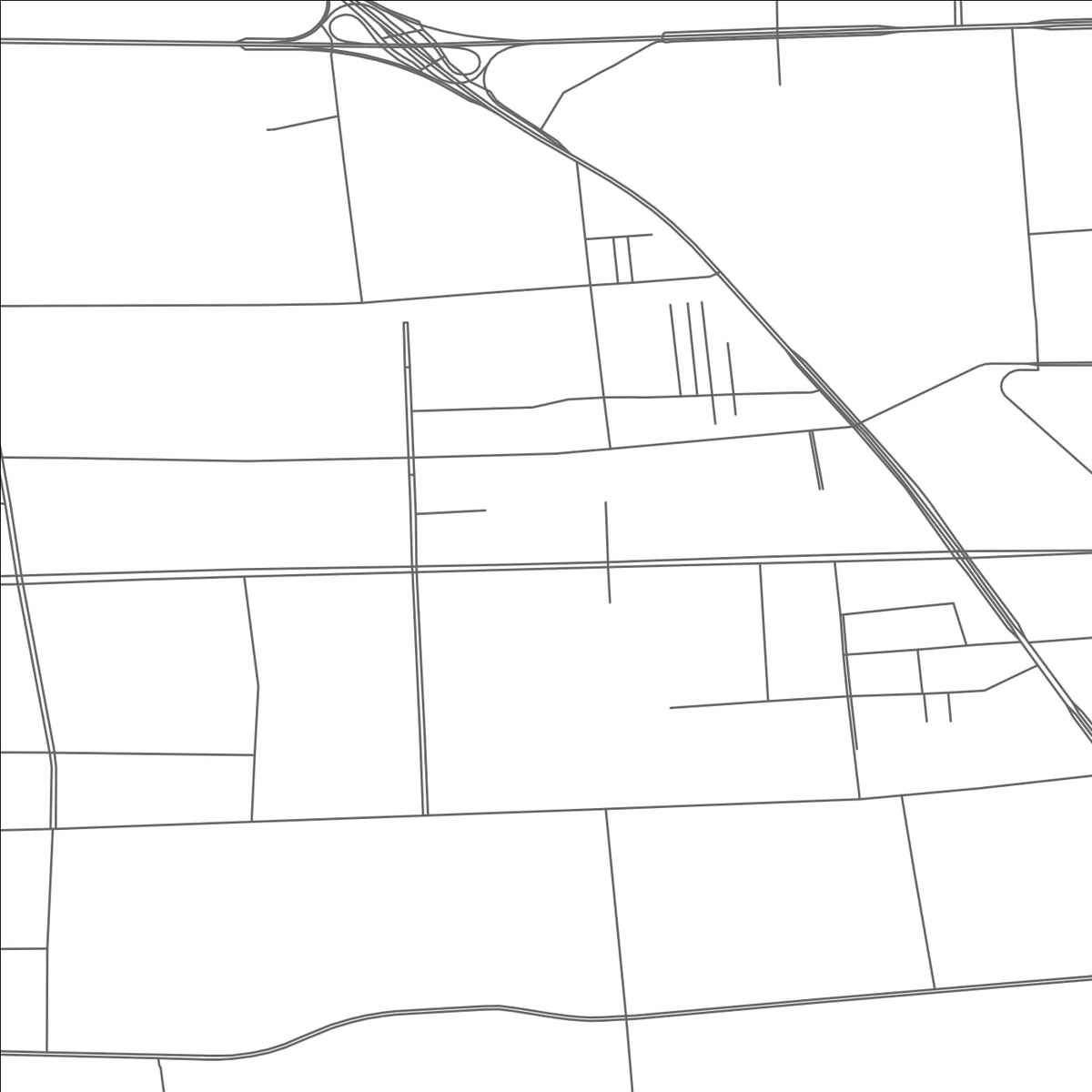 ROAD MAP OF YUCI, CHINA BY MAPBAKES