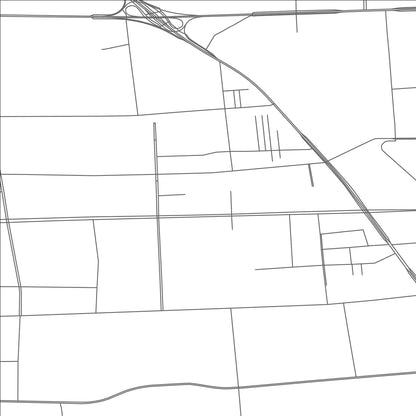 ROAD MAP OF YUCI, CHINA BY MAPBAKES