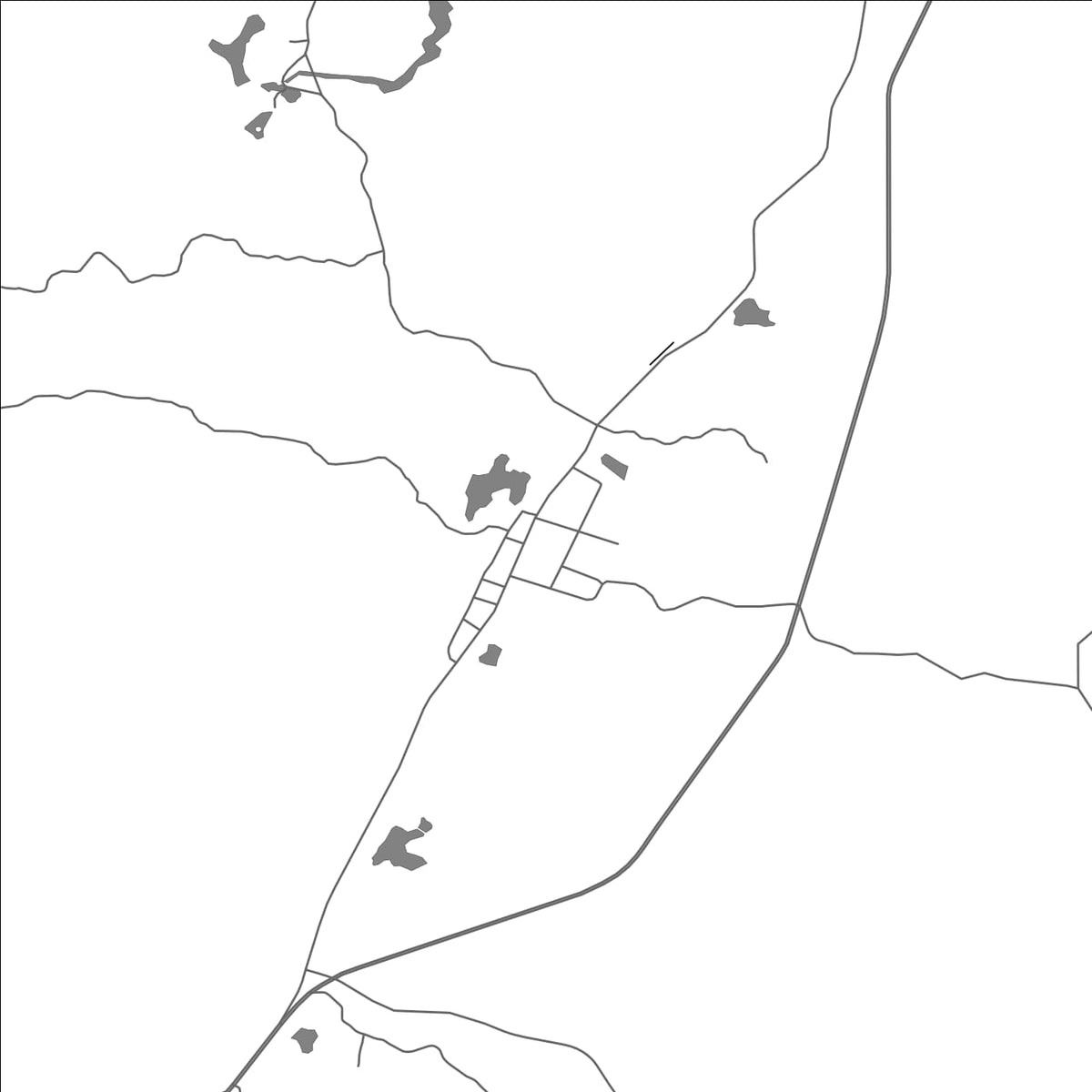 ROAD MAP OF YUNJIN, CHINA BY MAPBAKES