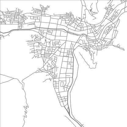 ROAD MAP OF YUSHU, CHINA BY MAPBAKES