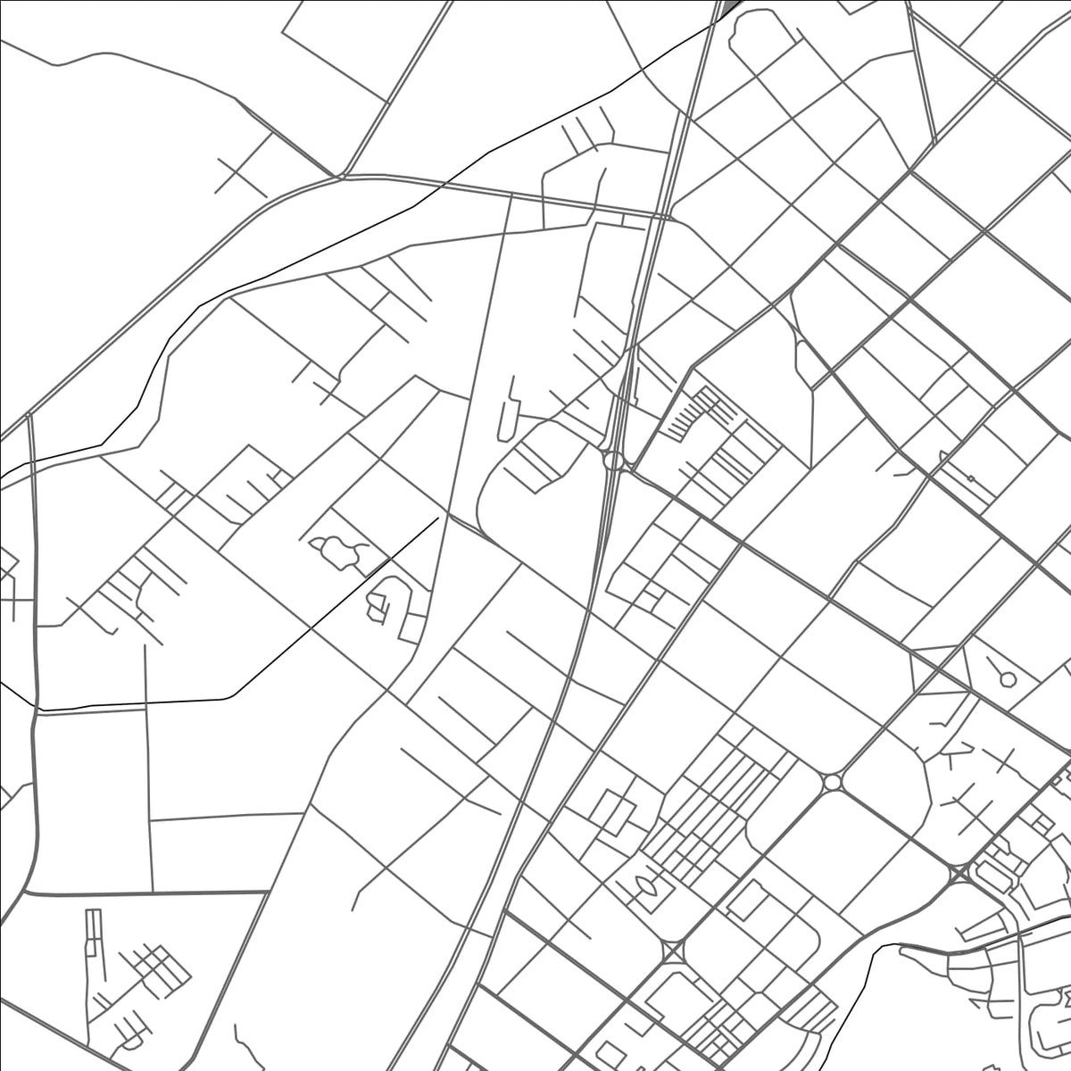 ROAD MAP OF YUXI, CHINA BY MAPBAKES