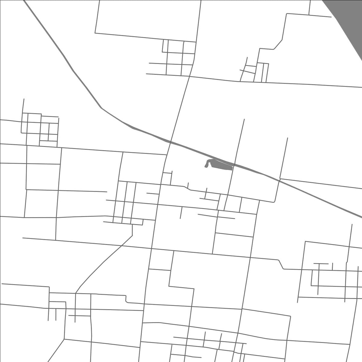 ROAD MAP OF ZHANCHENG, CHINA BY MAPBAKES