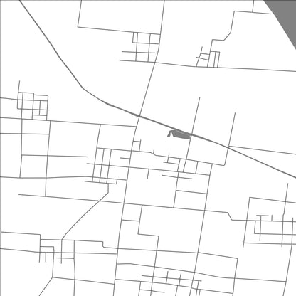 ROAD MAP OF ZHANCHENG, CHINA BY MAPBAKES