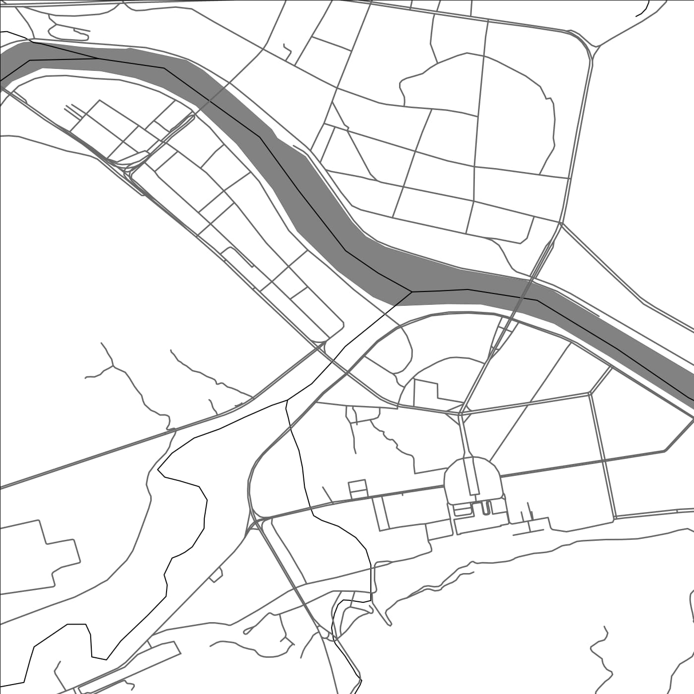 ROAD MAP OF ZHANGJIAJIE, CHINA BY MAPBAKES