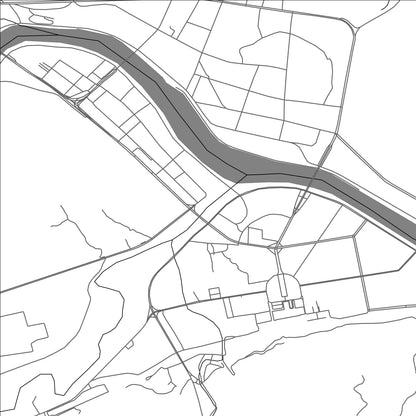 ROAD MAP OF ZHANGJIAJIE, CHINA BY MAPBAKES