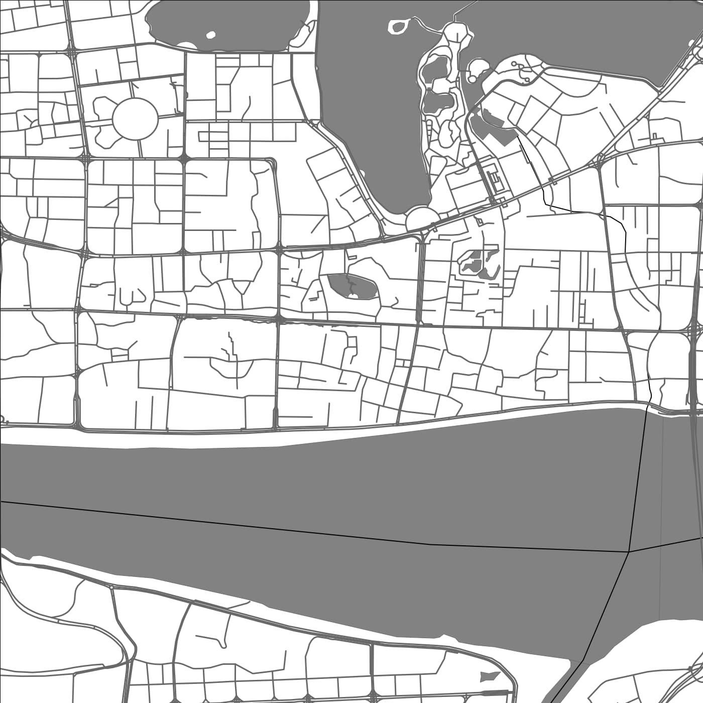 ROAD MAP OF ZHAOQING, CHINA BY MAPBAKES