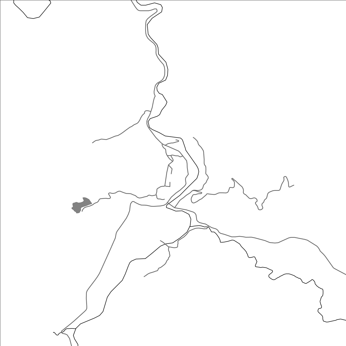 ROAD MAP OF ZHENZHOU, CHINA BY MAPBAKES