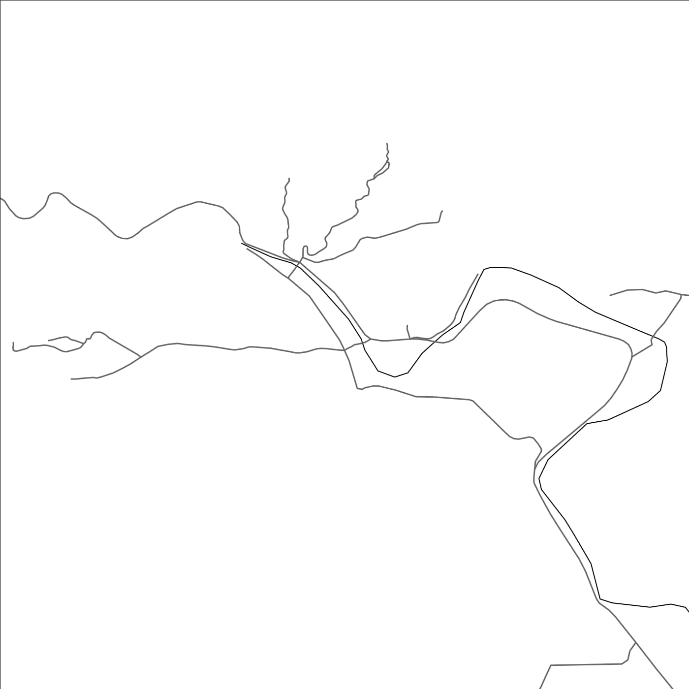 ROAD MAP OF ZHIFENG, CHINA BY MAPBAKES