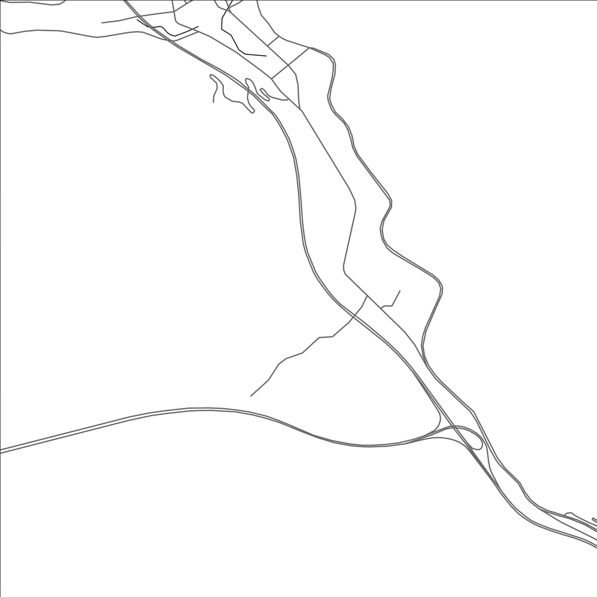 ROAD MAP OF ZHONGDUO, CHINA BY MAPBAKES