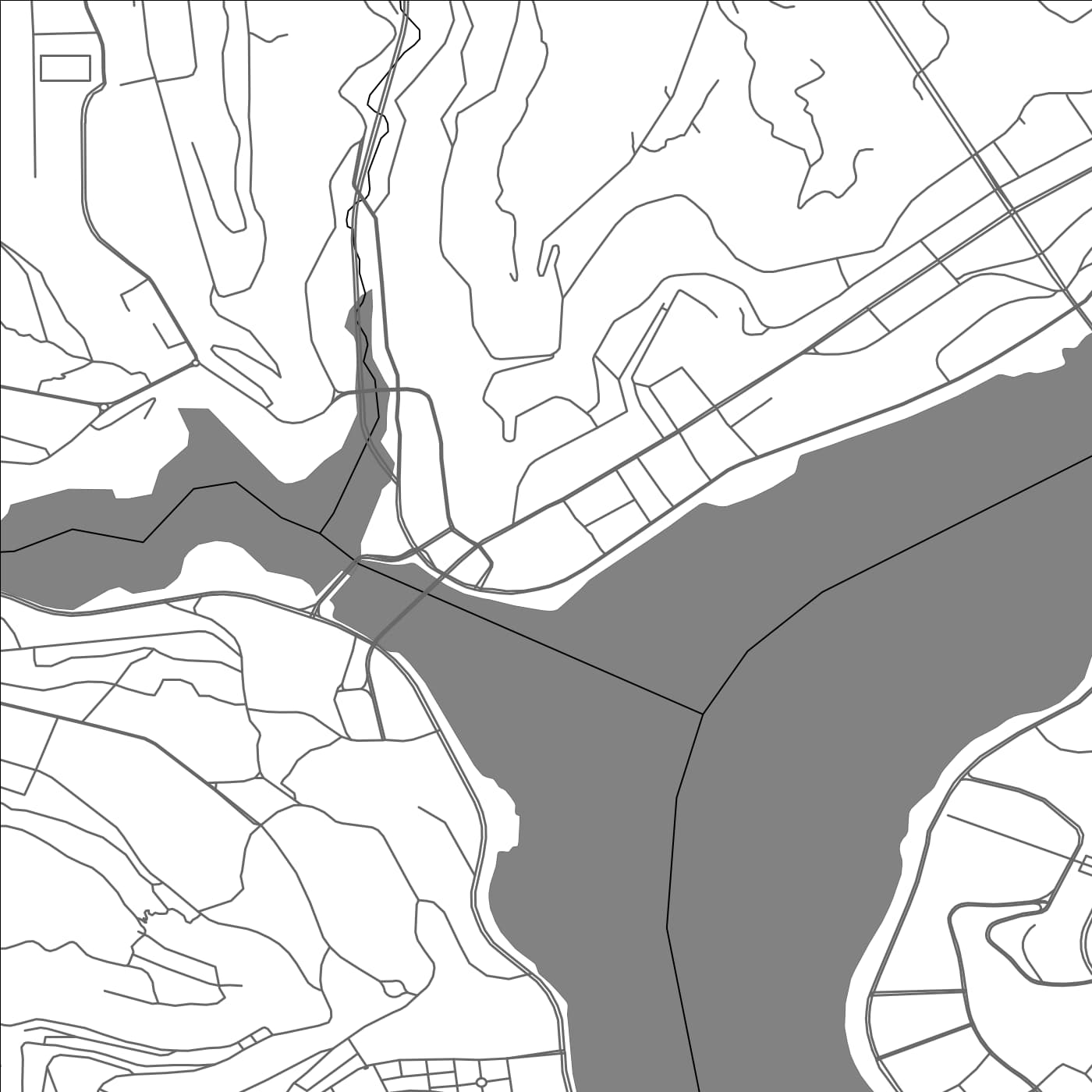 ROAD MAP OF ZHONGGULOU, CHINA BY MAPBAKES