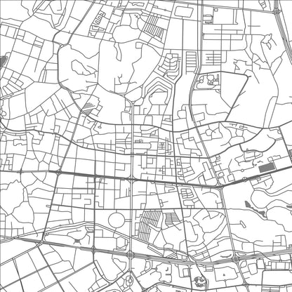 ROAD MAP OF ZHONGSHAN, CHINA BY MAPBAKES