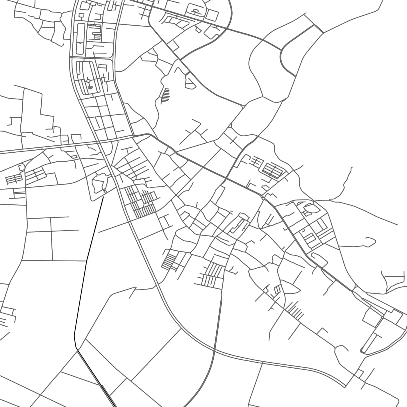 ROAD MAP OF ZHONGSHU, CHINA BY MAPBAKES