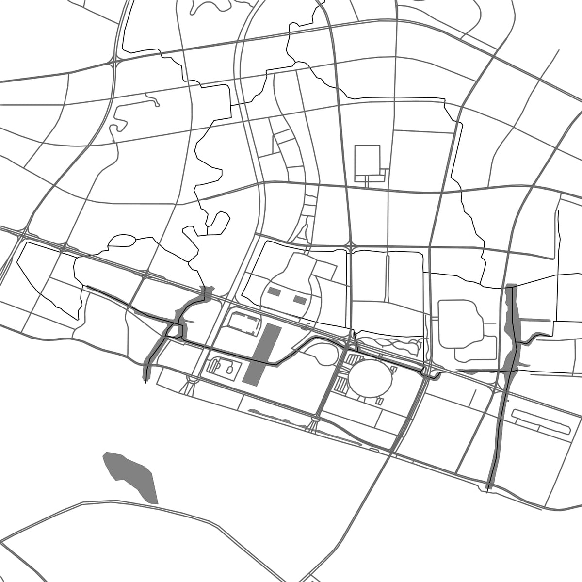 ROAD MAP OF ZHOUSHAN, CHINA BY MAPBAKES