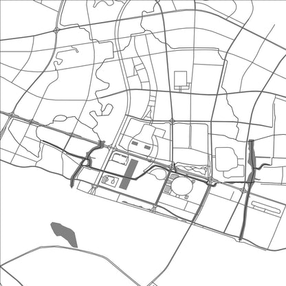 ROAD MAP OF ZHOUSHAN, CHINA BY MAPBAKES