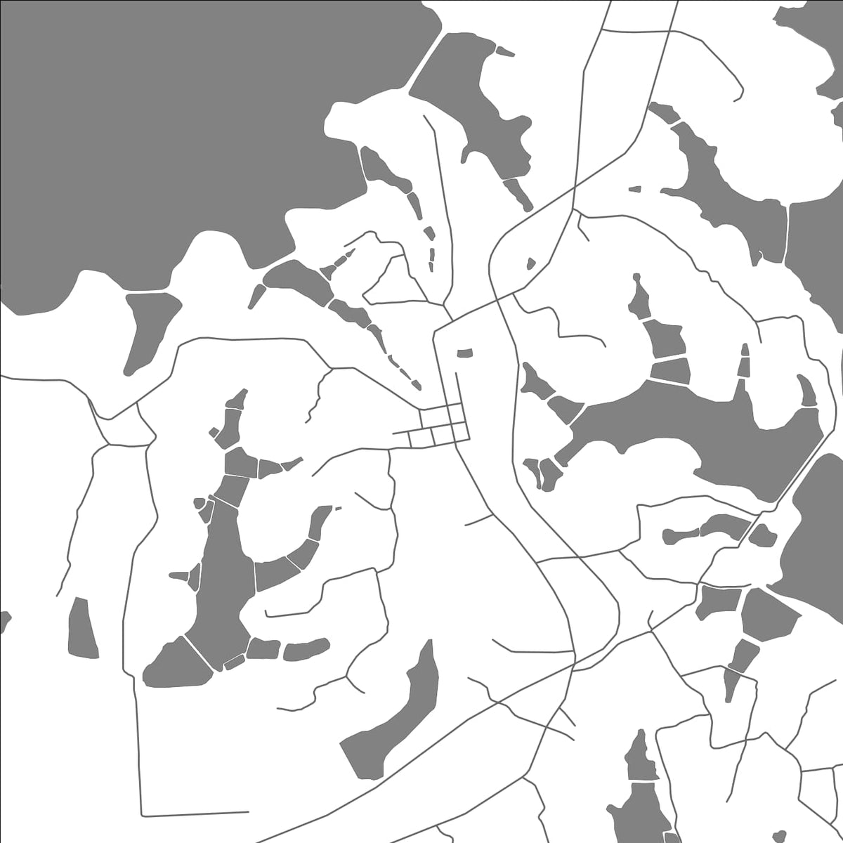 ROAD MAP OF ZHOUXI, CHINA BY MAPBAKES