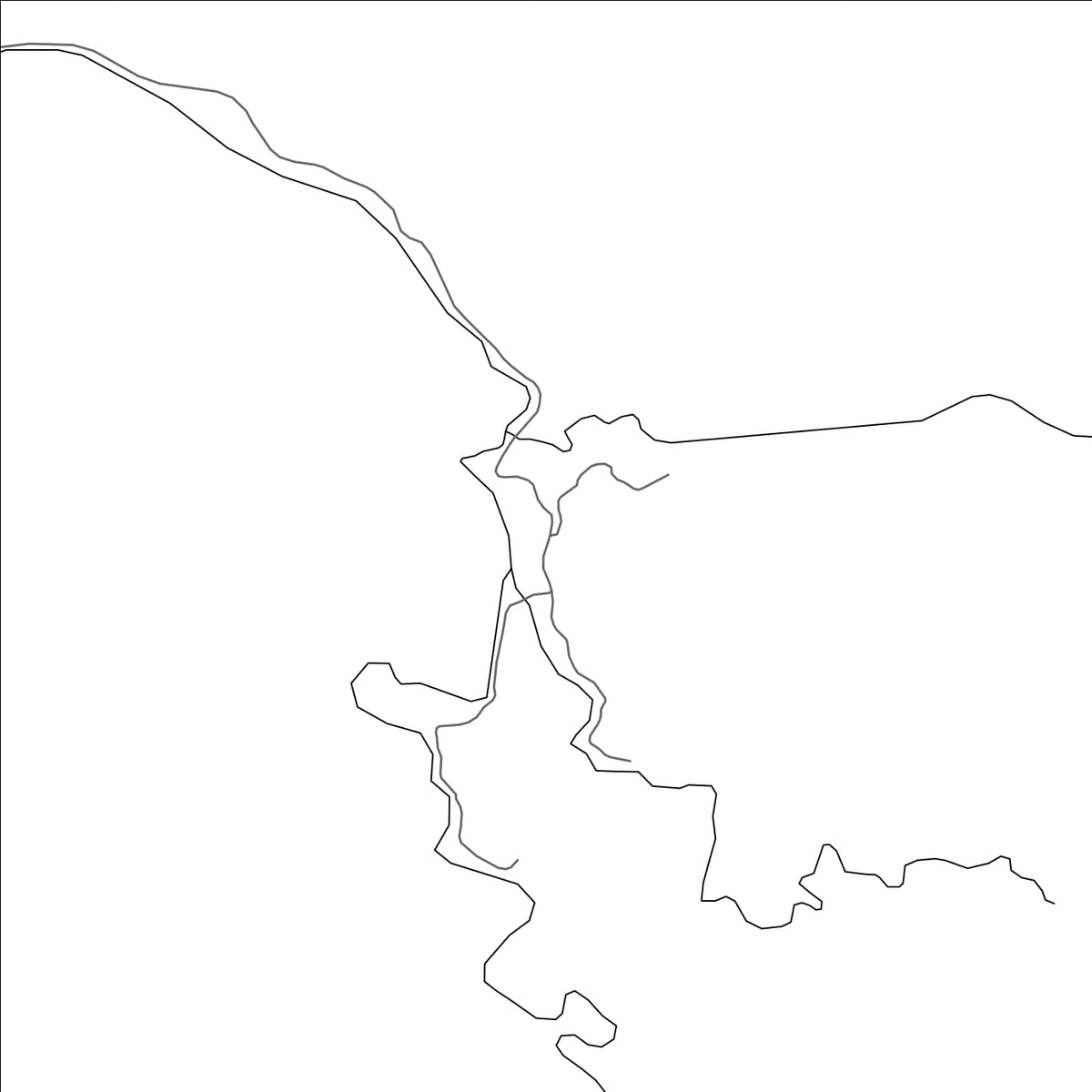 ROAD MAP OF ZHUYUAN, CHINA BY MAPBAKES