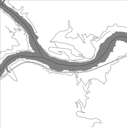 ROAD MAP OF ZIYANG CHENGGUANZHEN, CHINA BY MAPBAKES