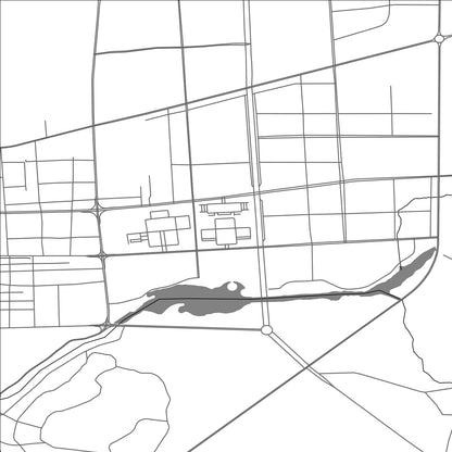 ROAD MAP OF ZOUCHENG, CHINA BY MAPBAKES