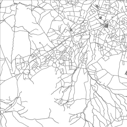 ROAD MAP OF BUTHA-BUTHE, LESOTHO BY MAPBAKES