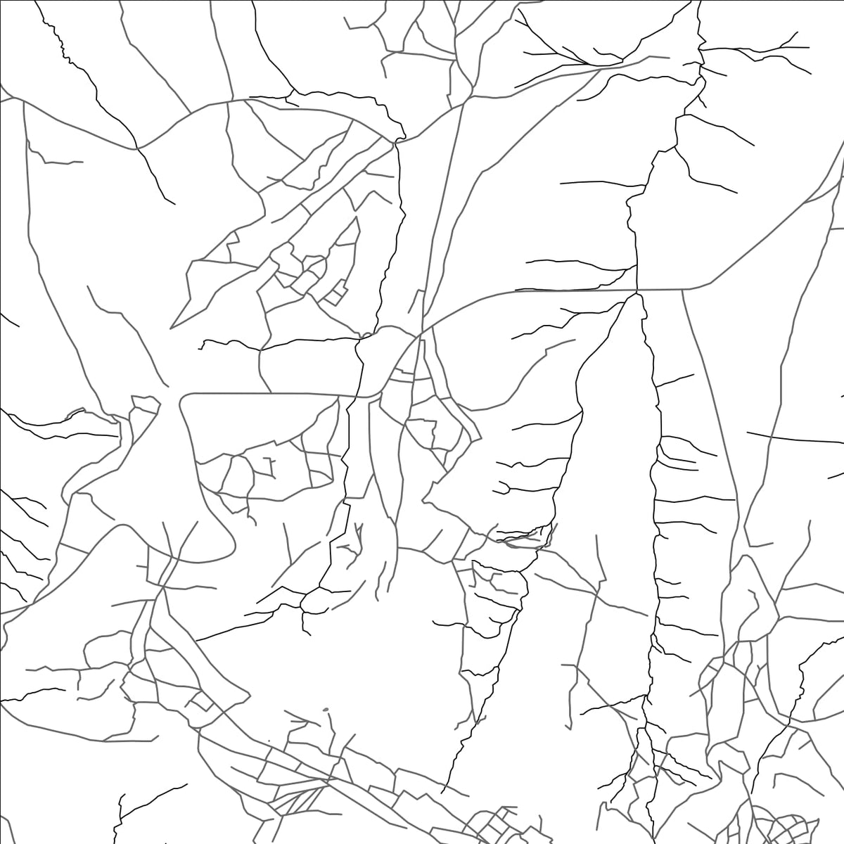 ROAD MAP OF CANA, LESOTHO BY MAPBAKES