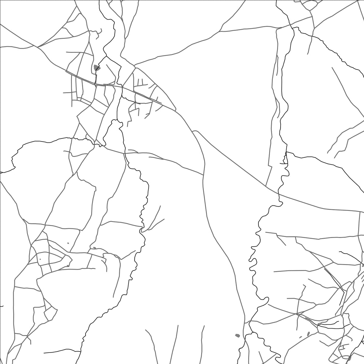 ROAD MAP OF CORN EXCHANGE, LESOTHO BY MAPBAKES