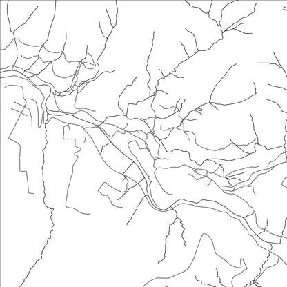 ROAD MAP OF DILLI DILLI, LESOTHO BY MAPBAKES
