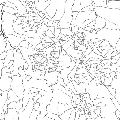 ROAD MAP OF HOBSONS, LESOTHO BY MAPBAKES