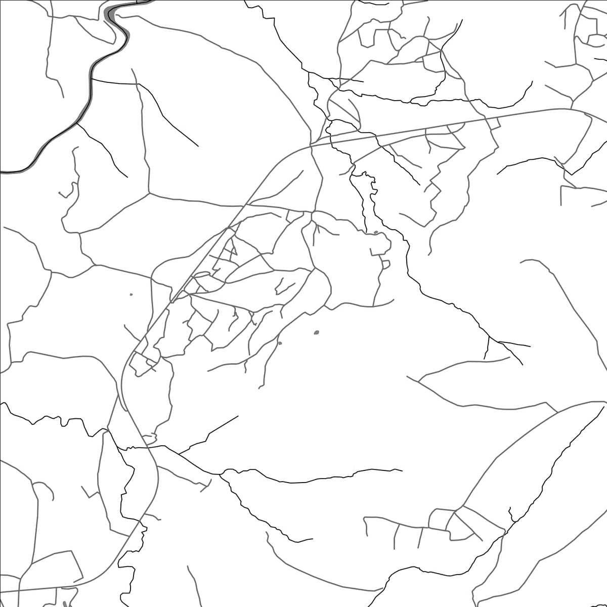 ROAD MAP OF JONATHANS, LESOTHO BY MAPBAKES