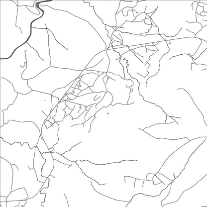 ROAD MAP OF JONATHANS, LESOTHO BY MAPBAKES