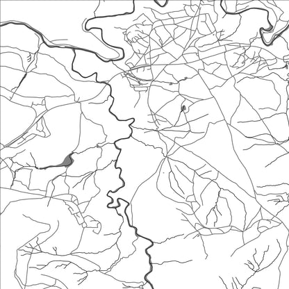 ROAD MAP OF KALA, LESOTHO BY MAPBAKES