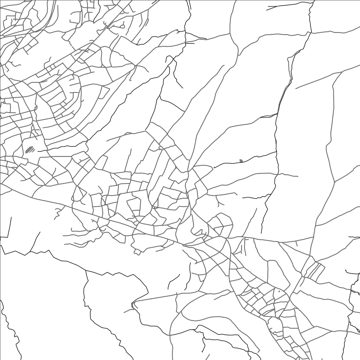 ROAD MAP OF KEPI, LESOTHO BY MAPBAKES